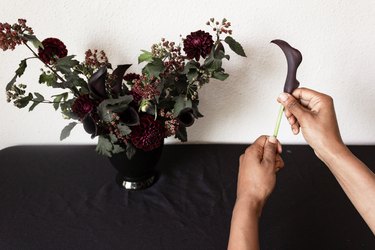 Spooky Holiday Floral Arrangement