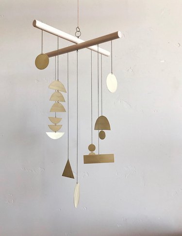 wind chime using geometrical shapes