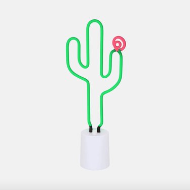 cactus neon light