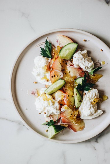 Stone Fruit & Cucumber Salad by The Feministe