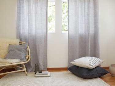 Parachute washed linen curtains