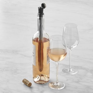 Corkcicle in wine bottle
