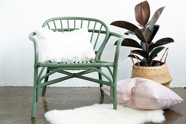 How to Paint an Inexpensive Rattan Chair