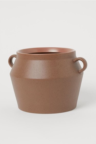 stoneware plant pot