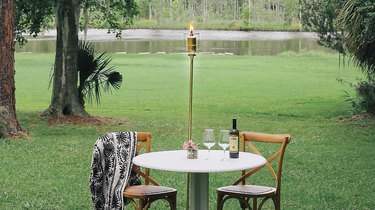 DIY modern citronella torch