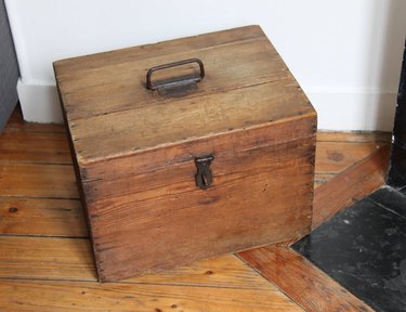 Vintage Wood Box, $145.64