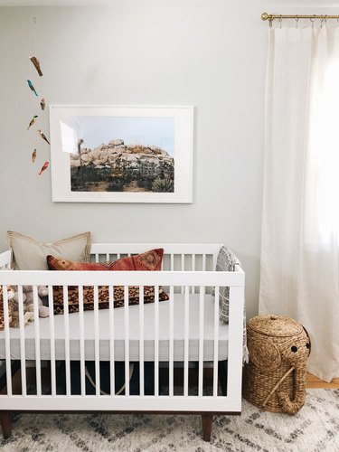 gray baby nursery