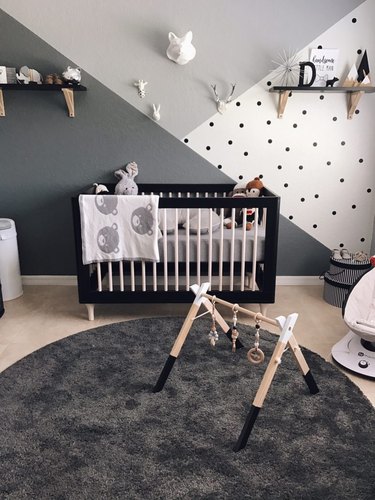 gray baby nursery