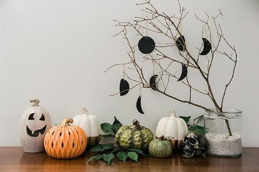 halloween moon ornament DIY