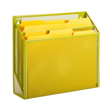 Honey Can Do Steel Mesh Vertical File Sorter with 3 Bins, $12.43