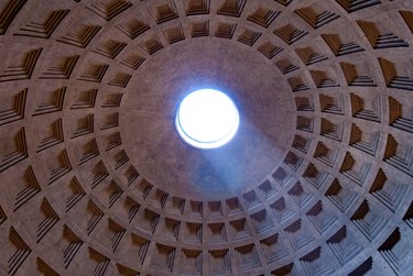 The dome of the Pantheon from inside.