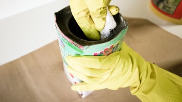 DIY Concrete Container for Kitchen Utensils