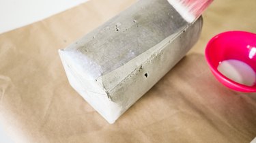 DIY Concrete Container for Kitchen Utensils