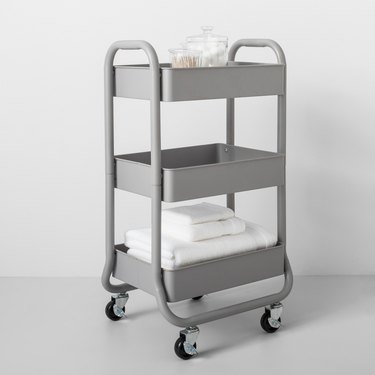 3-tier metal utility cart