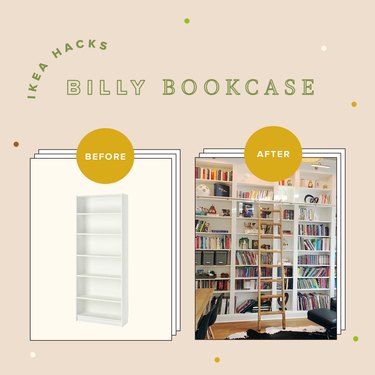 10 Ways to Hack an IKEA Billy Bookcase to Look Like a Built-In