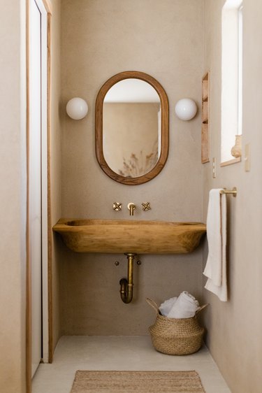 20 Clever Pedestal Sink Storage Design Ideas, DIY