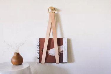 leather diy magazine holder Home Office Ideas on a Budget
