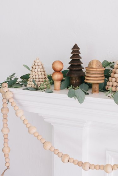 DIY wood bead trees