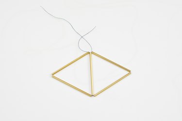 DIY Geometric Tree Ornaments