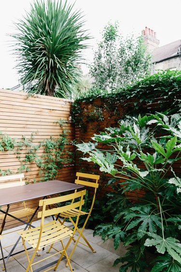 small patio garden