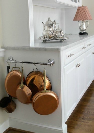 pot/pan storage  Kitchen cabinet storage, Diy kitchen storage