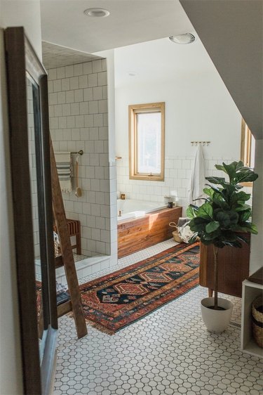 How to Maintain a Vintage Rug in the Bathroom - BREPURPOSED