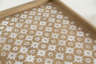 DIY Stenciled Coffee Table