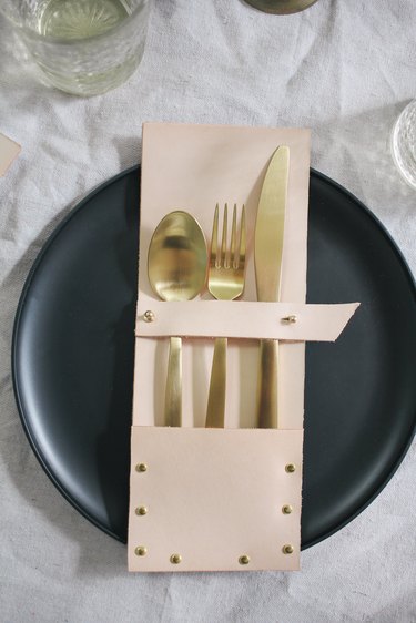 DIY cutlery pouch