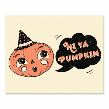 Hi Ya Pumpkin Plaque