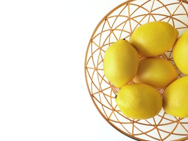 Lemons in a bowl