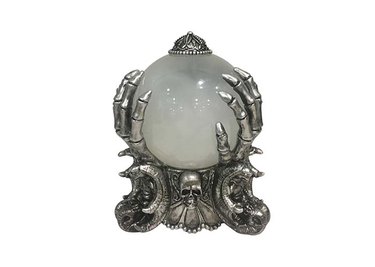 Home Accents Holiday LED Skeleton Fortune Teller Crystal Ball