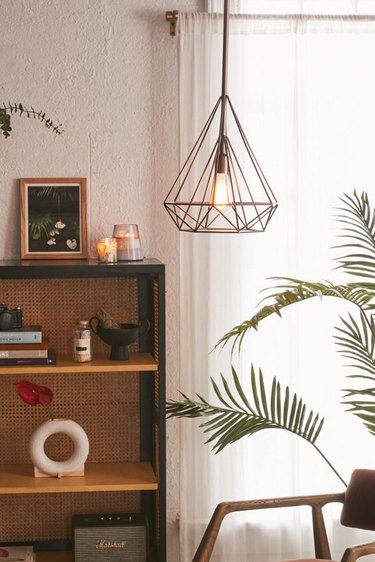 geometric pendant light