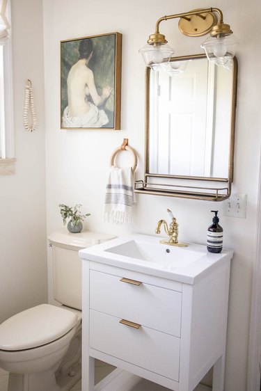 small bathroom vanity ideas with white vanity