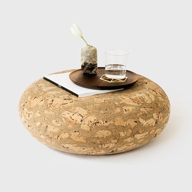Marbled cork stool