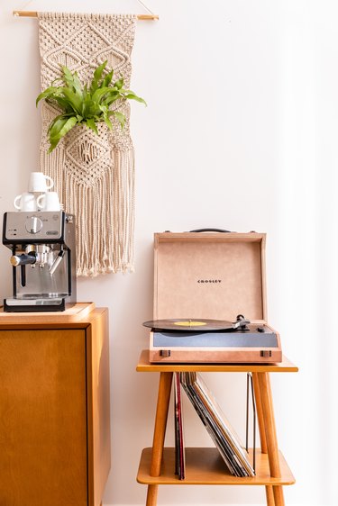 at home coffee setup