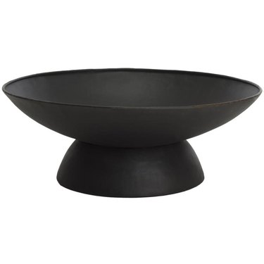 black iron contemporary fire pit from Safavieh