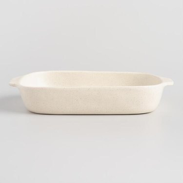 ceramic speckled baking dish from World Market