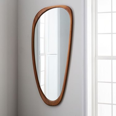 Midcentury Decorative Object - West Elm Midcentury Asymmetrical Floor Mirror