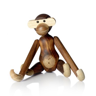 Midcentury Decorative Object -- Kay Bojesen Wooden Monkey
