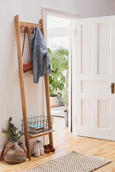 Urban Outfitters Devon Entryway Leaning Storage Rack, $149