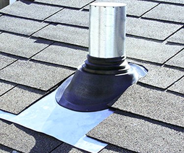 Roof pipe flashing.