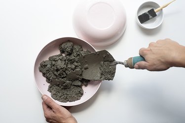 how to make a concrete bowl