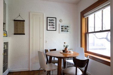 Small kitchen dining table near window