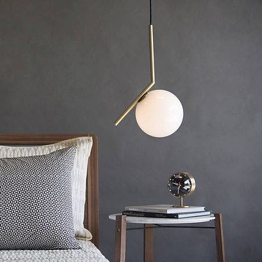 bedroom pendant light