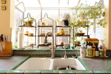 kitchen space in craftsman home