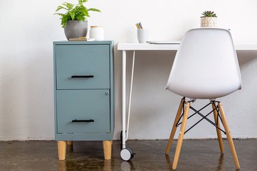 How to transform an old filing cabinet