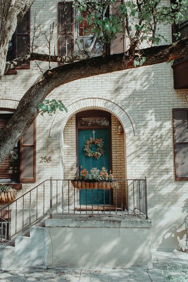 Exterior of the Historic Townhome, the Village Host