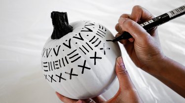 Mud Cloth Pumpkins DIY