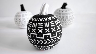 Mud Cloth Pumpkins DIY