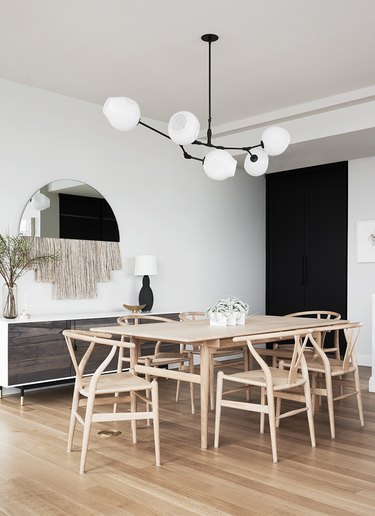 contemporary dining room